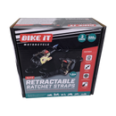 Auto Retractable Ratchet Tiedowns 25mm x 1.8M 2pcs