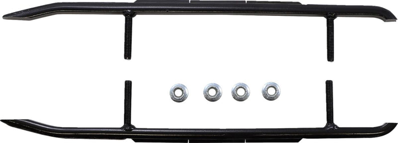 Executive Series Flat-Top Wear Bars Black For Polaris INDY 340 1999-2004