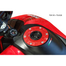 Fuel Tank Cap Flange Gear Black TSB15B For Ducati Multistrada 1200/S 2010-2017