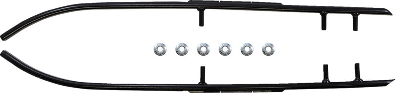 Trail Blazer IV Flat-Top Wear Bars Black For Lynx (BRP) TOURING 400 F 2000