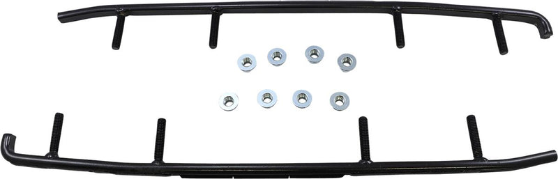 Trail Blazer IV Flat-Top Wear Bars Black For Lynx (BRP) ENDURO 400 F 2001