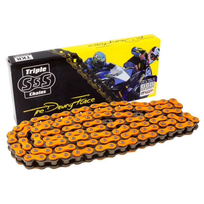 Standard Chain 420-108 Link Orange Colour