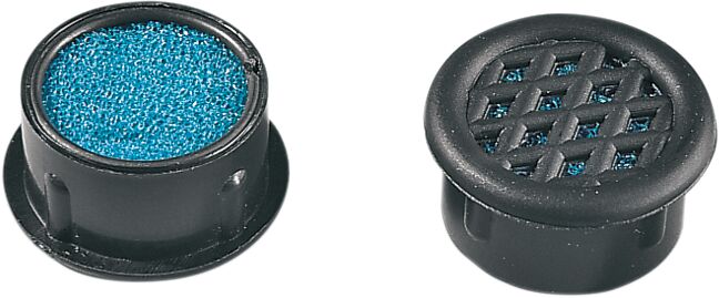Filtered Air Vents Black / Blue - 25.40 MM