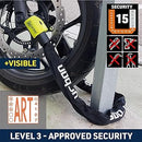 Security 10K170 170cm Motorcycle Chain + Integrated Lock - Security Level 15
