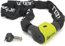 Security 10K170 170cm Motorcycle Chain + Integrated Lock - Security Level 15