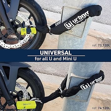 Security 14.120L 120cm Motorcycle Loop Chain - Security Level 18