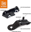 Security Mounting Bracket For UR22/UR6 Disc Locks - Bolt Hole Mount