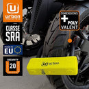 Security UR120125 Motorcycle U Lock - Security Level 20
