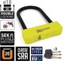 Security UR120220 Motorcycle U Lock - Security Level 20