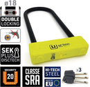 Security UR120310 Motorcycle U Lock - Security Level 20