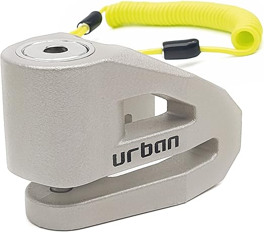 Security UR206T Motorcycle Disc Lock + Reminder Cable - Security Level 10