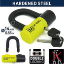 Security UR59120 120cm Motorcycle Loop Chain + Lock - Security Level 11