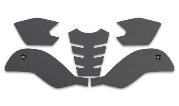 Wrap Around Tank Grip Silicone Charcoal For Honda CBR500R/CB500F 2019-2023