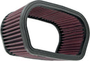 OE Replacement High-Flow Air Filter Black / Red For Yamaha YZF-R1 1000 1998-2001