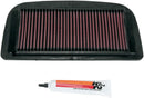 OE Replacement High-Flow Air Filter Black / Red For Yamaha YZF-R1 1000 2002-2003