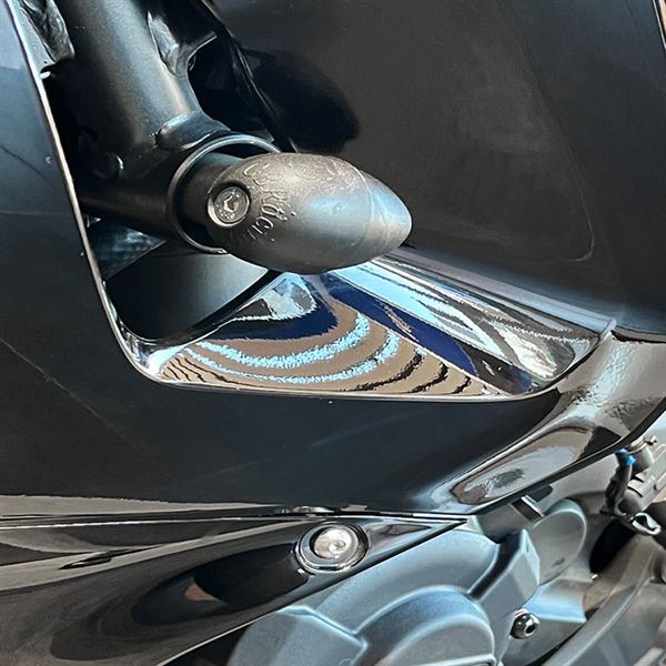 Bullet Frame Slider Set Street Black For Yamaha YZF-R7 2021-Current
