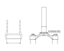 Lower Semi-integrated Headset Bearings Black - 44 MM | 1-1/8"