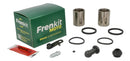 Caliper Repair Kit + Piston Black / Silver For Kawasaki EN 650 ABS Vulcan S Cafe 2019-2020 - 30 MM