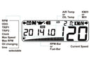 Asura' Multifunction Dashboard - Speedo/Tacho+More