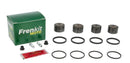 Caliper Repair Kit + Piston Rear Black / Stainless Steel For BMW K 1200 LT ABS 2011 - 32 / 34 MM