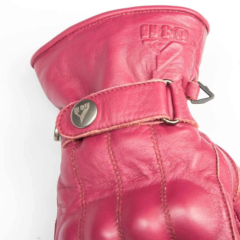 ByCity Elegant Ladies Leather Gloves Garnet