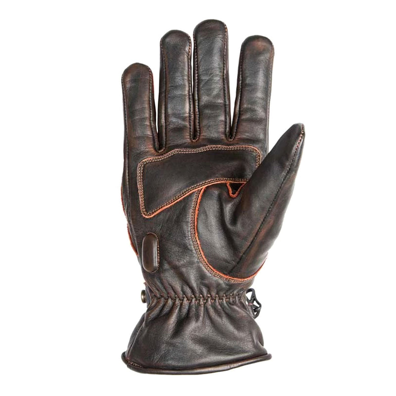 ByCity Elegant Leather Gloves Brown