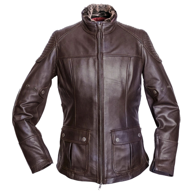 ByCity Legend 2 Ladies Leather Jacket Brown