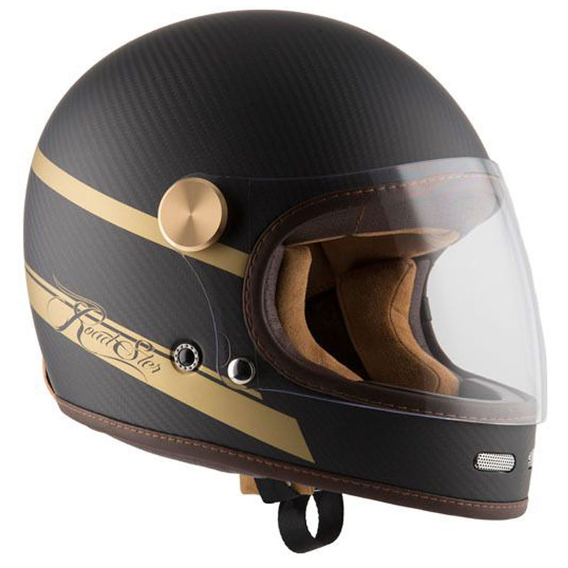 ByCity Roadster Carbon 2 Strike Full Face Helmet Gold / Black