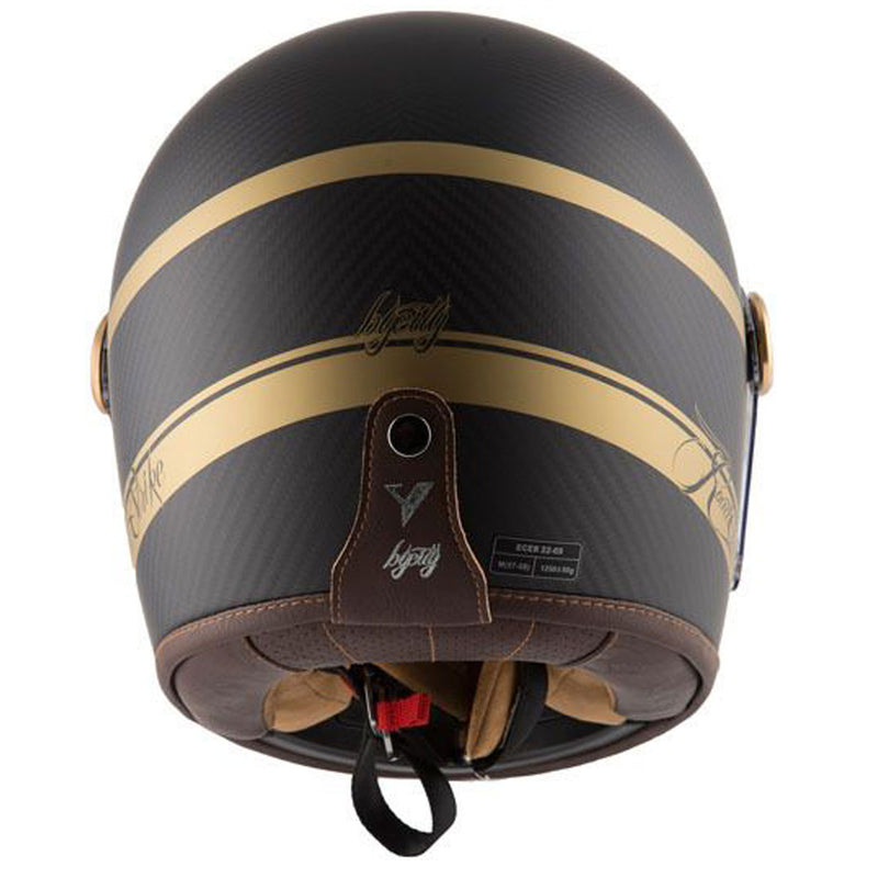 ByCity Roadster Carbon 2 Strike Full Face Helmet Gold / Black