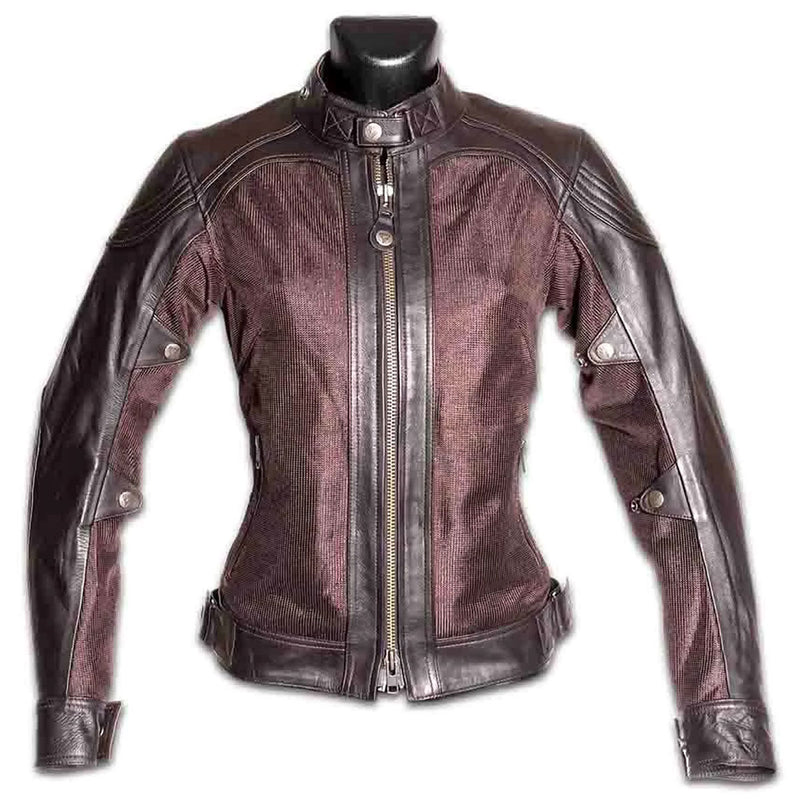 ByCity Sahara Ladies Leather Jacket Brown