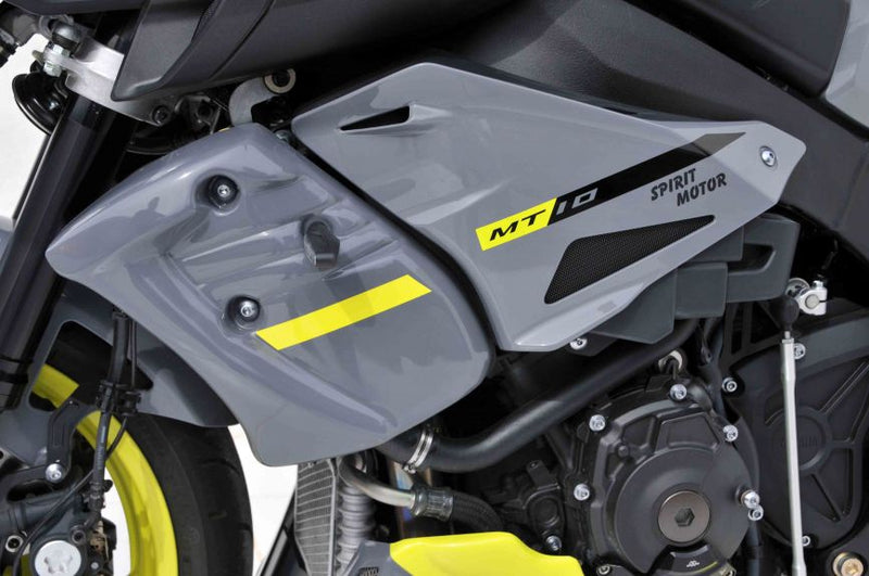 Radiator Cheeks For Nimbus Grey/Night Fluo For Yamaha MT-10 2016-2017