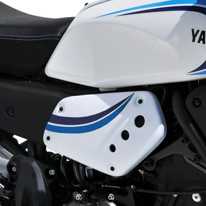 Fairing Panels For Historic White [RW]/Blue Turquoise/Blue For Yamaha XSR 700 2022-Current