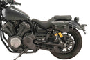 Customacces Detroit Right Saddlebag No Support Included Black For Harley Davidson Sportster 1200 Custom XL1200C 2004-2019