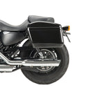 Customacces Easy Left Pannier/Rigid Saddlebag No Support Included Black For Harley Davidson Sportster 1200 Custom XL1200C 2004-2019