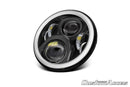 Evolution Headlight Black For Harley Davidson Softail Deluxe CVO FLSTNSE 2014-2015