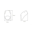 Free Spirit Semifairing Black For Harley Davidson Sportster 883 Low 2004-2010