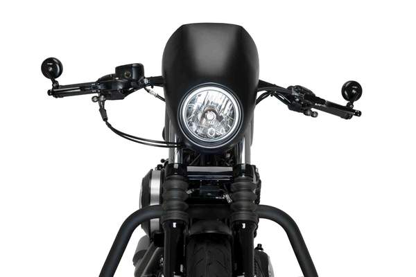 Free Spirit Semifairing Black For Matt Black For Harley Davidson Sportster 883 Low 2004-2010