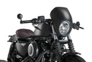 Free Spirit Semifairing Black For Matt Black For Harley Davidson Sportster 883 Low 2004-2010