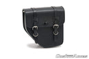 Customacces Ibiza Right Saddlebag With Metal Base No Support Included Black For Harley Davidson Sportster 1200 Custom XL1200C 2004-2019