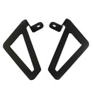 Customacces Leather Saddlebags Supports Black