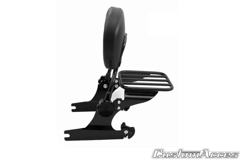 Luxus Softail Sissybars Black For Harley Davidson Softail Breakout FXBR 2000-2015