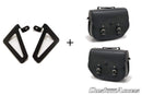 Customacces Sant Louis Saddlebags With Metal Base Includes Universal Support Black