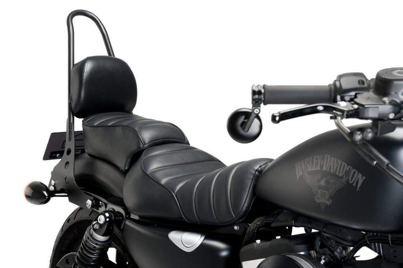 Speed Sissybars Black For Harley Davidson Sportster 1200 Custom XL1200C 2004-2019
