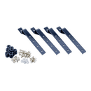 Customacces Touring Panniers/Rigid Saddlebags Includes Universal Support Black For Harley Davidson Sportster 1200 Custom XL1200C 2004-2019