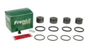 Caliper Repair Kit + Piston Black / Stainless Steel For BMW R 12 1935-1942 - 32 MM