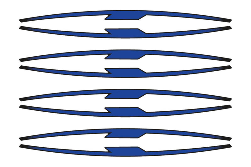 Performance Rim Strips Blue