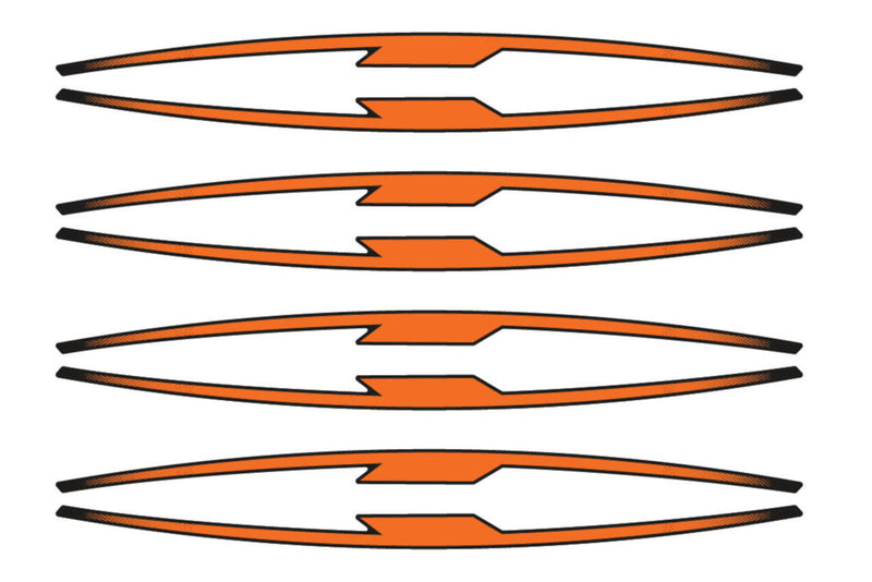 Performance Rim Strips Orange