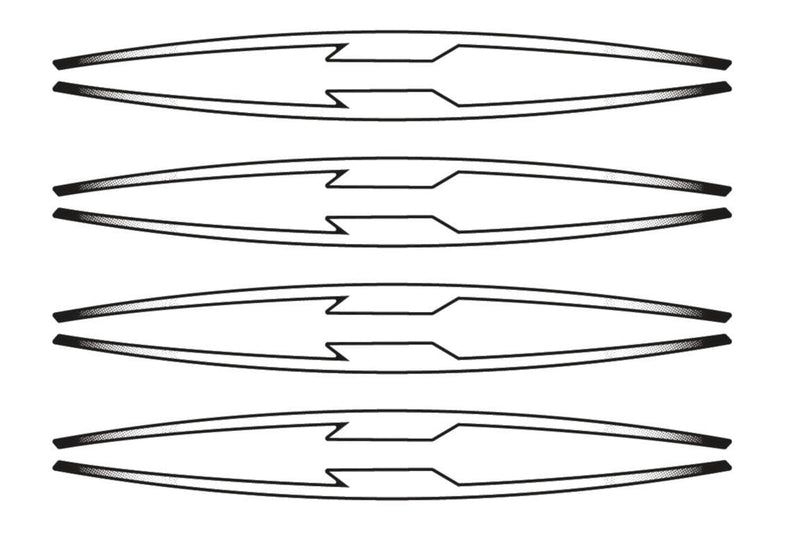 Performance Rim Strips White