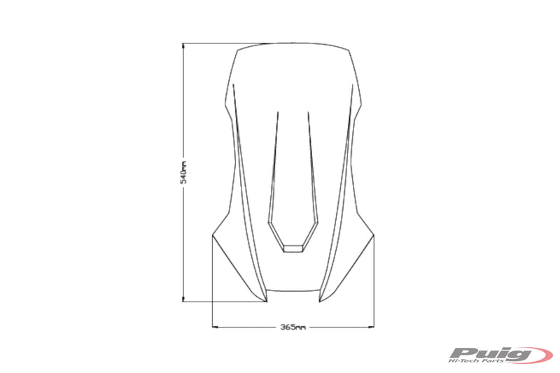 Sport Screen Black (Opaque) For Honda X-Adv 2021-Current