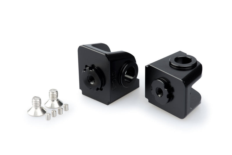 Adjustable Rider Footpeg Adaptor Black For KTM 1050 Adventure 2015-2016